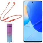 گوشی موبایل هوآوی مدل nova 9 SE دو سیم کارت ظرفیت 128 گیگابایت و رم 8 گیگابایت به همراه هدفون بی سیم FreeLace و فلاسک هوشمند