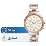 ساعت هوشمند فسیل مدل FTW5011 دارای قابلیت های کنترل موسیقی (Music Player) بند استیل ضدزنگ