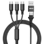 کابل تبدیل USB به USB-C / MicroUSB / لایتنینگ ولتیکو مدل VTC-3IN1 Pro طول 1.2 متر