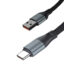 کابل تبدیل USB به USB-C ال او ال مدل FAST CHARGE 6A MAX طول 1 متر