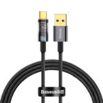 کابل تبدیل USB به USB-C بیسوس مدل CATS000201 Fast Charge 5A طول1 متر