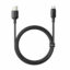 کابل تبدیل USB به USB-C بیسوس مدل Silky Series طول 1 متر