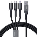 کابل تبدیل USB به لایتنینگ / MicroUSB / USB-C ریکو مدل پاورلینک طول 1.2 متر