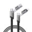 کابل تبدیل USB-C / USB به USB-C / لایتنینگ ریمکس مدل RC-C189 طول 1 متر