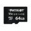 کارت حافظه microSDXC پتریوت مدل VX کلاس 10 استاندارد UHS-I U3-4Kسرعت 90MBps ظرفیت 64 گیگابایت