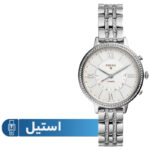 ساعت هوشمند فسیل مدل FTW5033 دارای قابلیت های صفحه نمایش رنگی بند استیل ضدزنگ